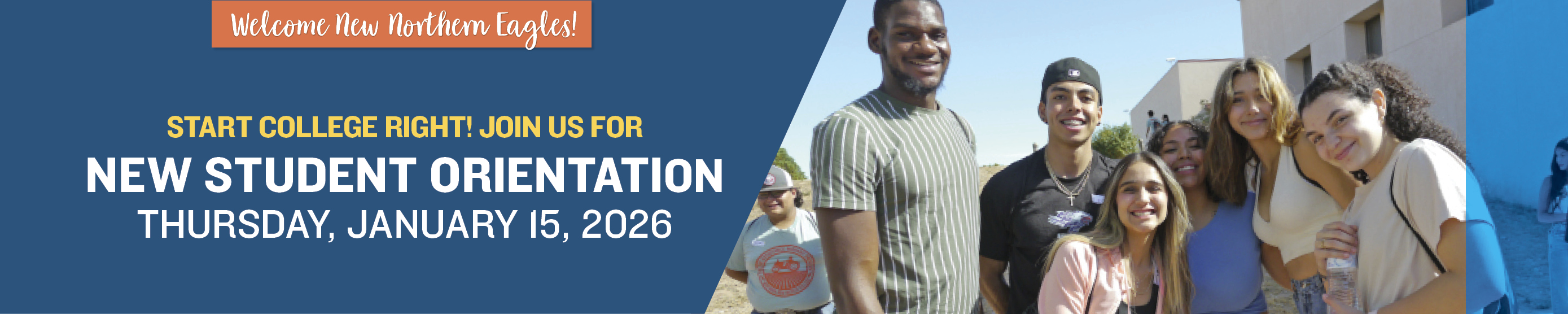 New Student Orientation banner New Student Orientation banner