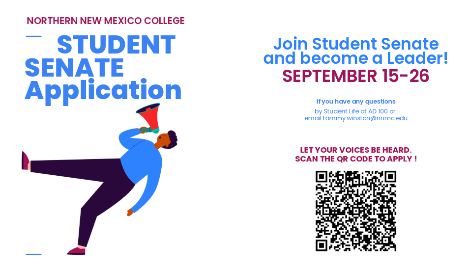 Fall 2025 Student Senate Application announcement